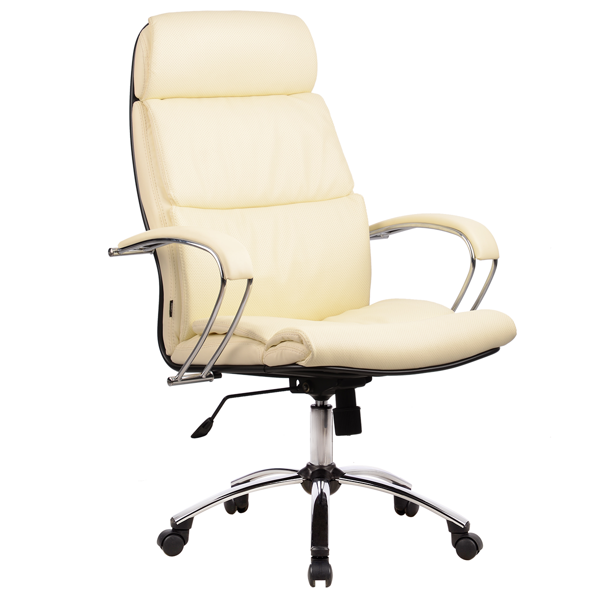 Кресло офисное LK-15 CH 720 бежевая кожа