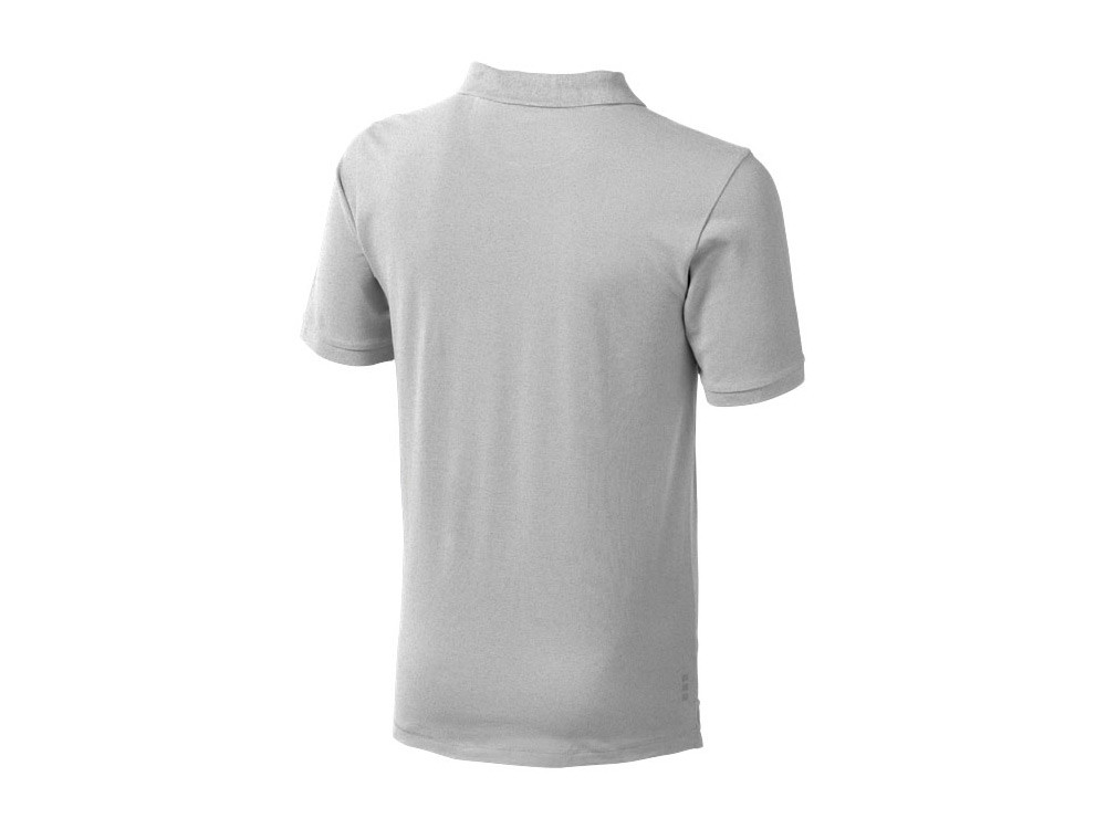 Calgary мужская футболка-поло с коротким рукавом, серый меланж - фото 2 - id-p91078046