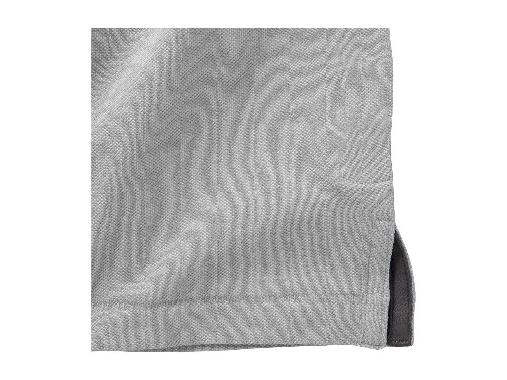 Calgary мужская футболка-поло с коротким рукавом, серый меланж - фото 5 - id-p91078046