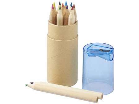 Набор карандашей 12 единиц, натуральный/голубой, фото 2