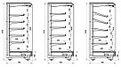 Пристенная холодильная витрина МХМ Варшава 210/94 ВХСнп-1,25 (-3...+3 C°), фото 2