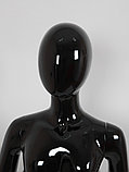 Манекен детский ростовой без лица, черный глянец 137A(черн), фото 2