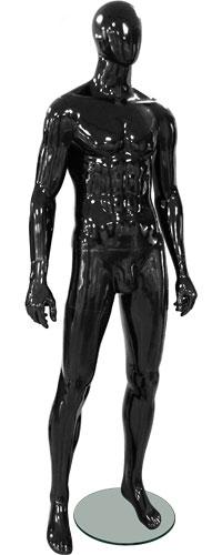 Манекен мужской Glance 17 чёрный глянец - фото 1 - id-p91110217