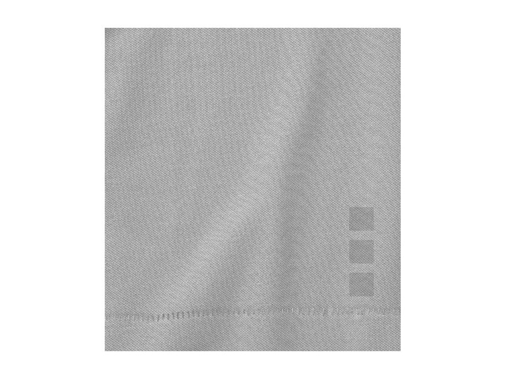 Calgary мужская футболка-поло с коротким рукавом, серый меланж - фото 3 - id-p91122349