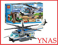 Детский конструктор Bela арт. 10423 "Вертолет наблюдения", аналог лего полиция LEGO City Сити