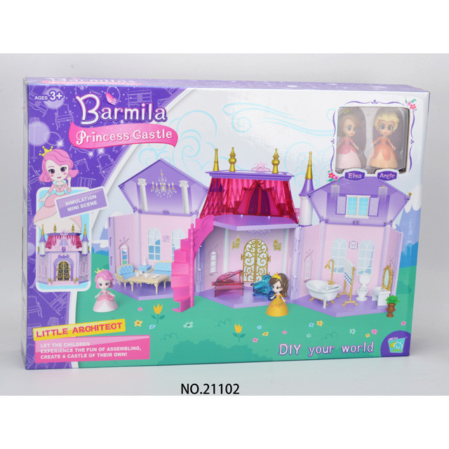 Кукольный домик Barmila 21102 Замок с принцессами - фото 1 - id-p91149405