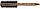 Брашинг для волос Hercules деревянный темная щетина+нейлон d54 мм, фото 2
