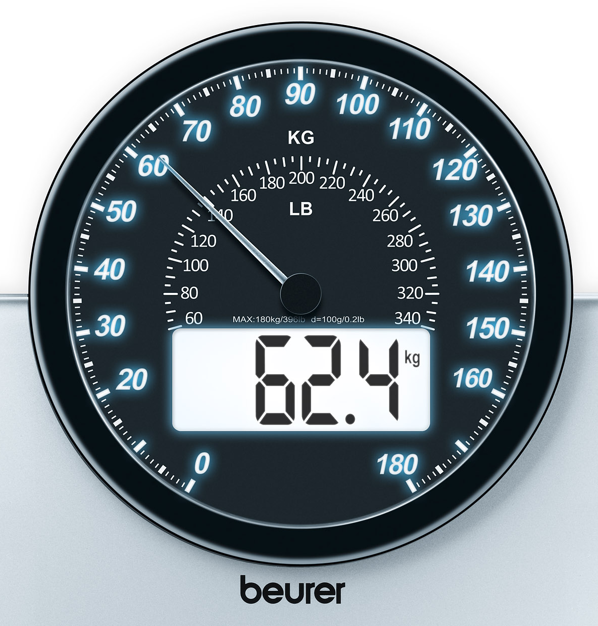 Стеклянные весы Beurer GS 58 - фото 3 - id-p72875005