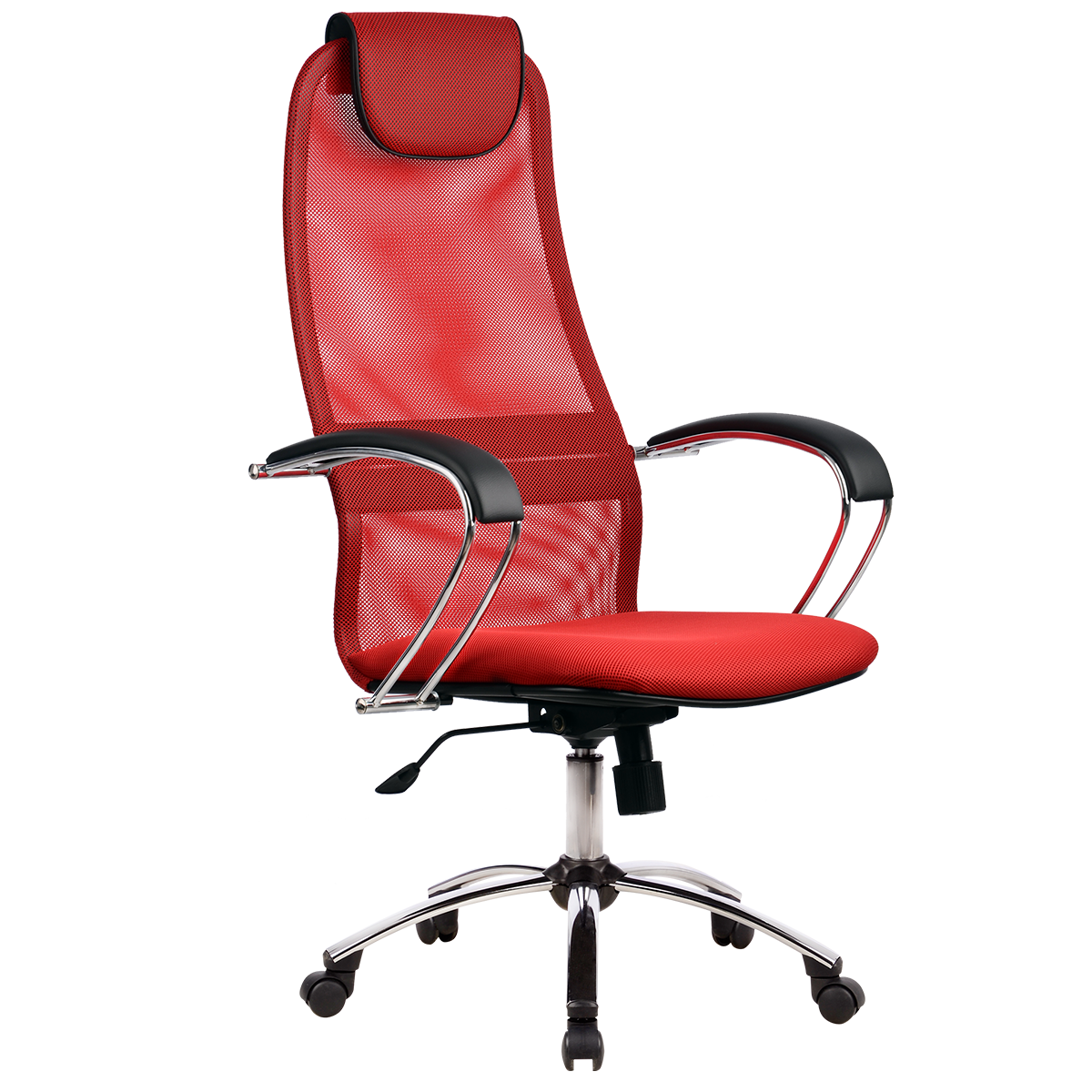 Кресло компьютерное Metta BK-8CH 22 (красная сетка) - фото 1 - id-p91188842