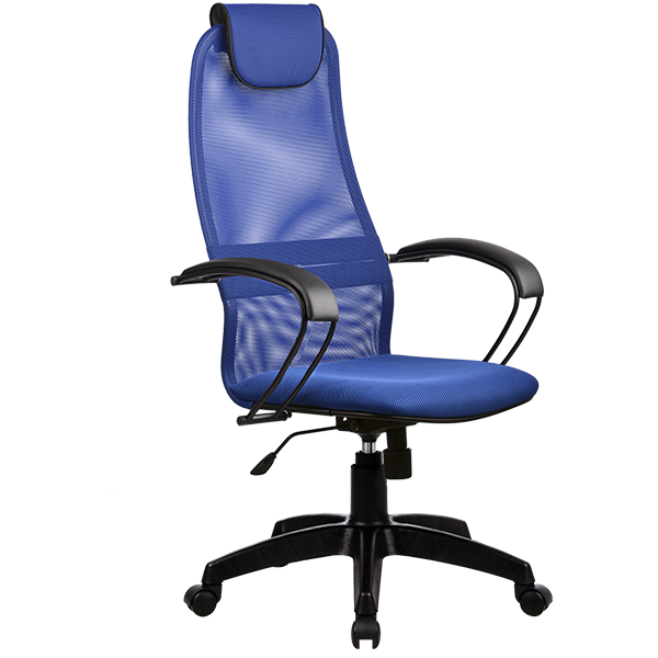 Кресло компьютерное BP-8PL 23 (синяя сетка) - фото 1 - id-p91188941