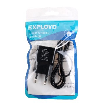 EX-Z-255 micro USB 2А чёрный Cетевое ЗУ EXPLOYD - фото 2 - id-p90408459