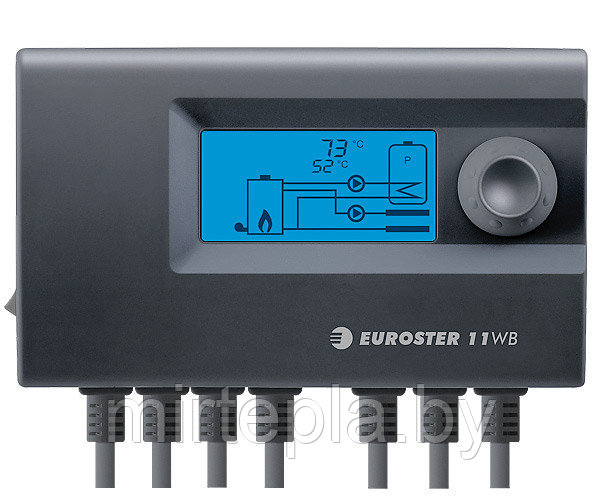 Автоматика (контроллер насоса + вентилятор) Euroster 11WB + вентилятор Euroster - фото 1 - id-p91205622