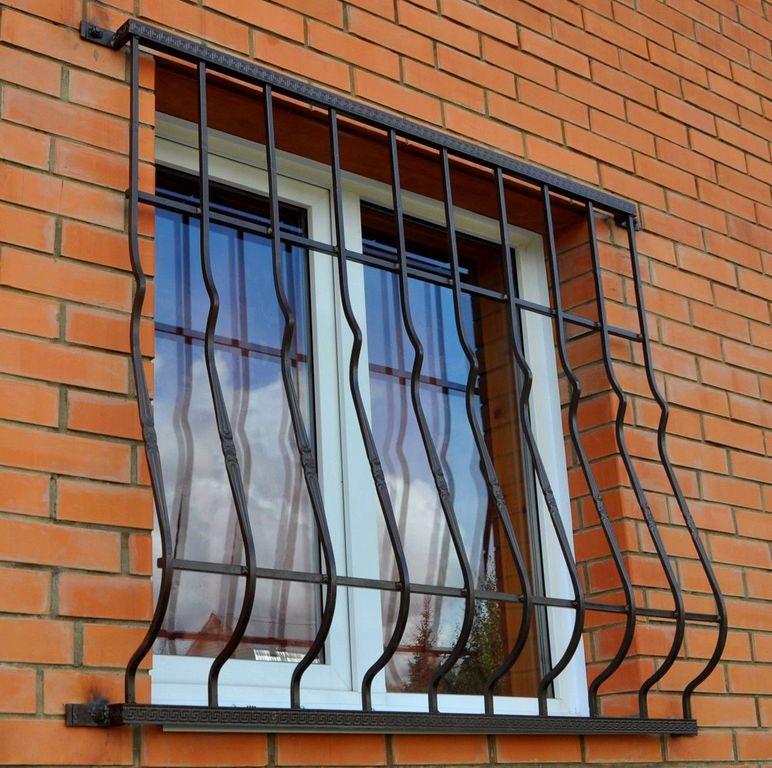 Металлические решетки на окна - фото 1 - id-p91205913