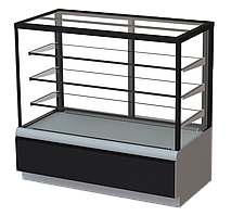 Кондитерская холодильная витрина Полюс KC70 VV 0,9-1 (ВХСв - 0,9д Carboma Cube Люкс Техно)