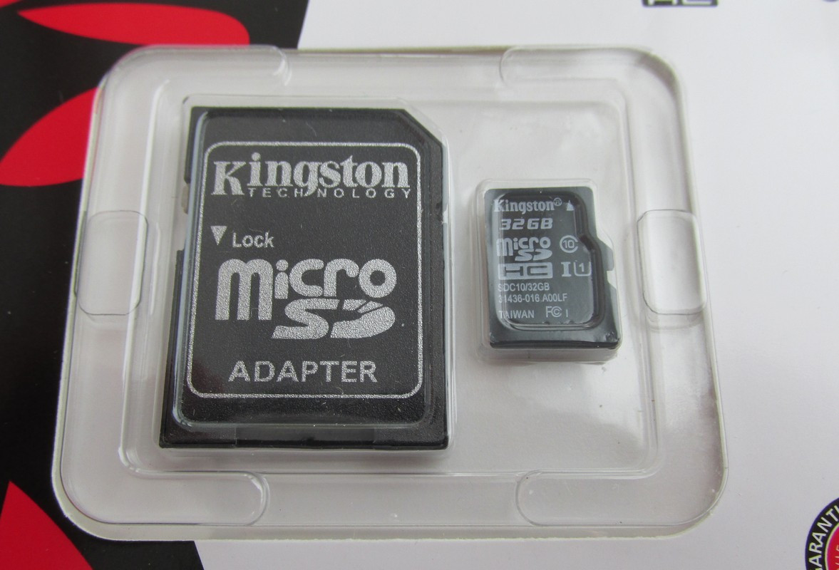 Флешка Kingston 32GB microSDHC class 10 + Adapter SDHC - фото 3 - id-p91224303