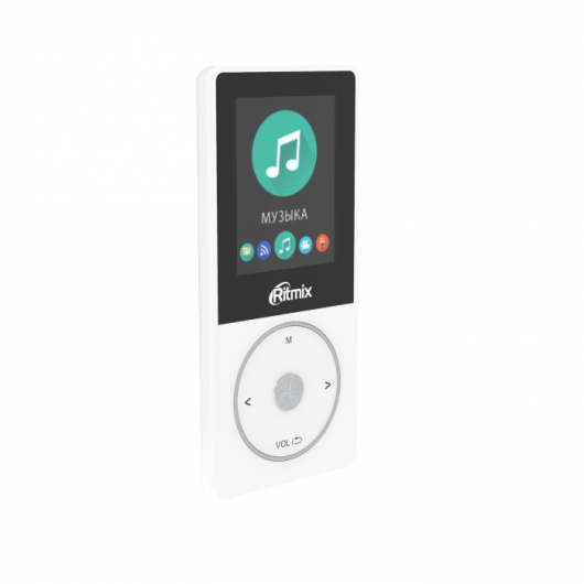 MP3-плеер Ritmix RF-4650 4GB White, FM-радио, диктофон, MicroSD - фото 2 - id-p91223271