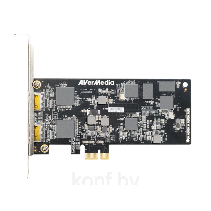 Карта захвата AVerMedia 2-Channel HDMI Full HD HW H.264 PCIe Capture Card CL332HN - фото 2 - id-p91238906