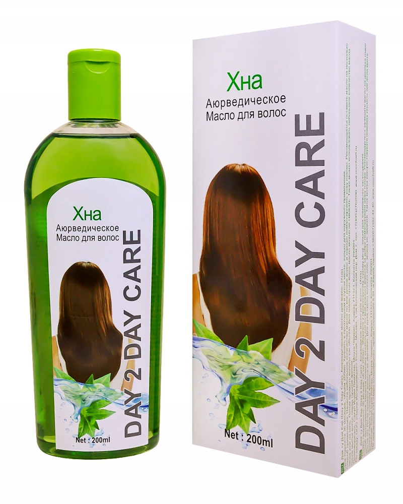 Масло для волос Хна Day 2 Day Care, 200мл - аюрведическое - фото 1 - id-p91239009
