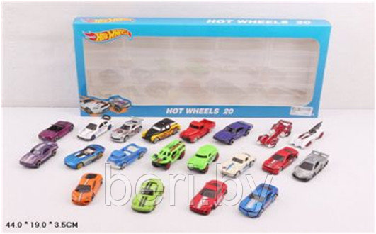 Набор машинок Hot Wheel Хот Вил, 20 машинок, масштаб 1:64, 7,5 см, 1605-1 - фото 3 - id-p91257157