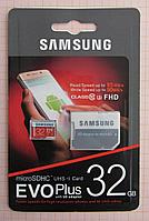 Карта памяти Samsung 32GB microSDHC EVO Plus UHS-I