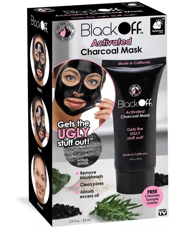 Маска-пленка для лица Black Off Activated Charcoal Mask