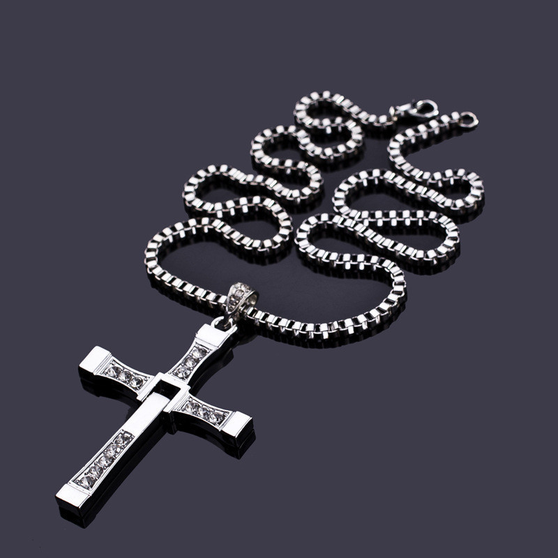 Крест Доминика Торетто с цепочкой СуперКачество (7 см) - фото 3 - id-p91274825