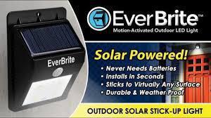 Светильник Ever Brite Эвер Брайт с датчиком движения на солнечной панели - фото 5 - id-p91275108