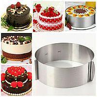 Раздвижное кольцо для торта Scalable cake mould (d 16-30см) - фото 2 - id-p91275513