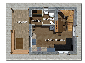 Планировка первого этажа