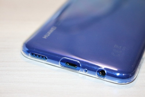 Чехол-накладка для Huawei Honor 10 Lite HRY-LX1 (силикон) прозрачный - фото 3 - id-p91276368
