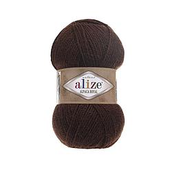 Пряжа Alize Alpaca Royal цвет 201 коричневый