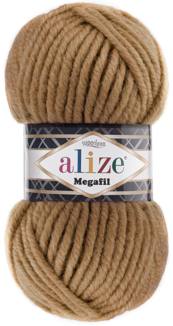 Пряжа Alize Superlana Megafil цвет 499 бежевый