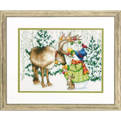 Набор для вышивания крестом «Северный олень» «Ornamental Reindeer» - фото 1 - id-p91276743