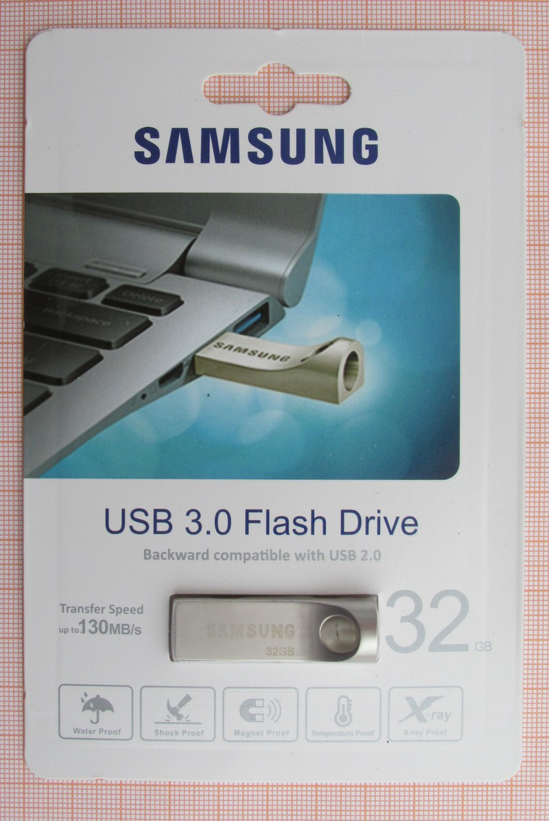 Флешка Samsung 32GB USB 3.0 Flash Drive - фото 1 - id-p91276898