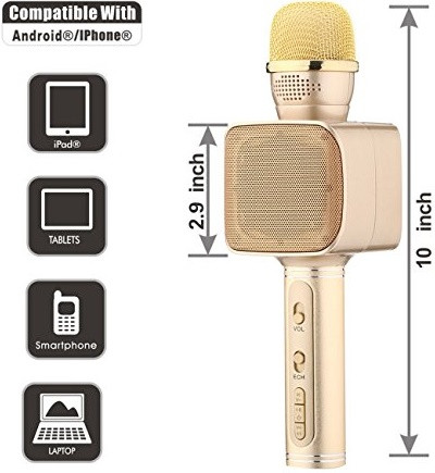 Беспроводной караоке микрофон портативная колонка Magic Karaoke YS-68 - фото 4 - id-p91280052