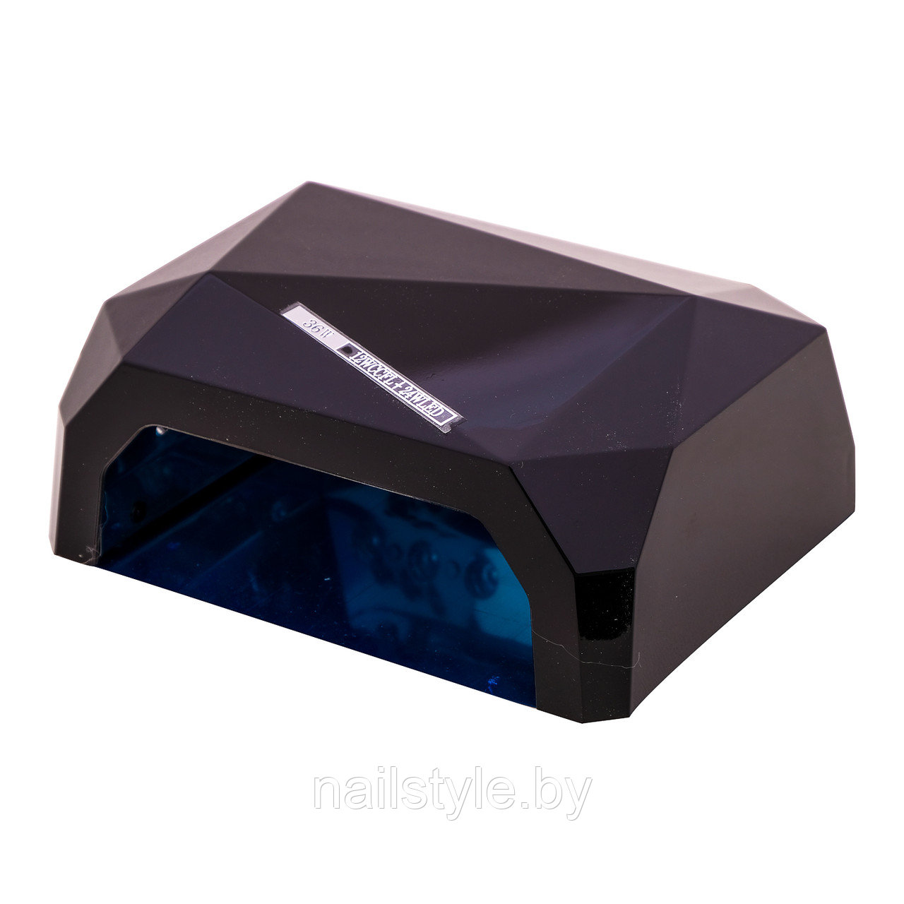 Лампа для сушки ногтей Diamond (Кристалл) 36W гибридная UV LED Черная - фото 1 - id-p91268465