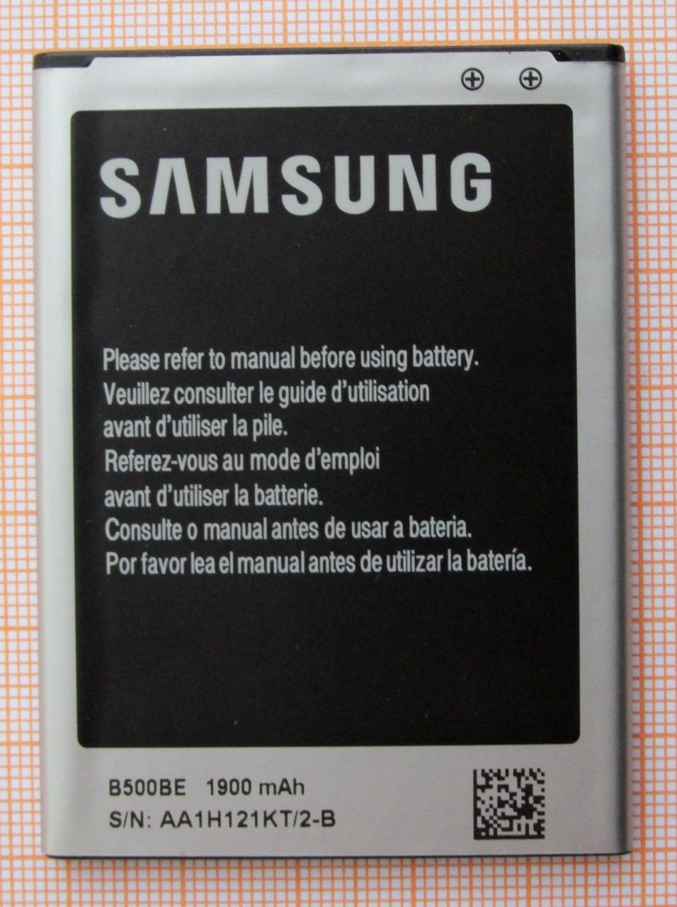 Аккумулятор B500BE для Samsung Galaxy S4mini (i9190/i9192/i9195)