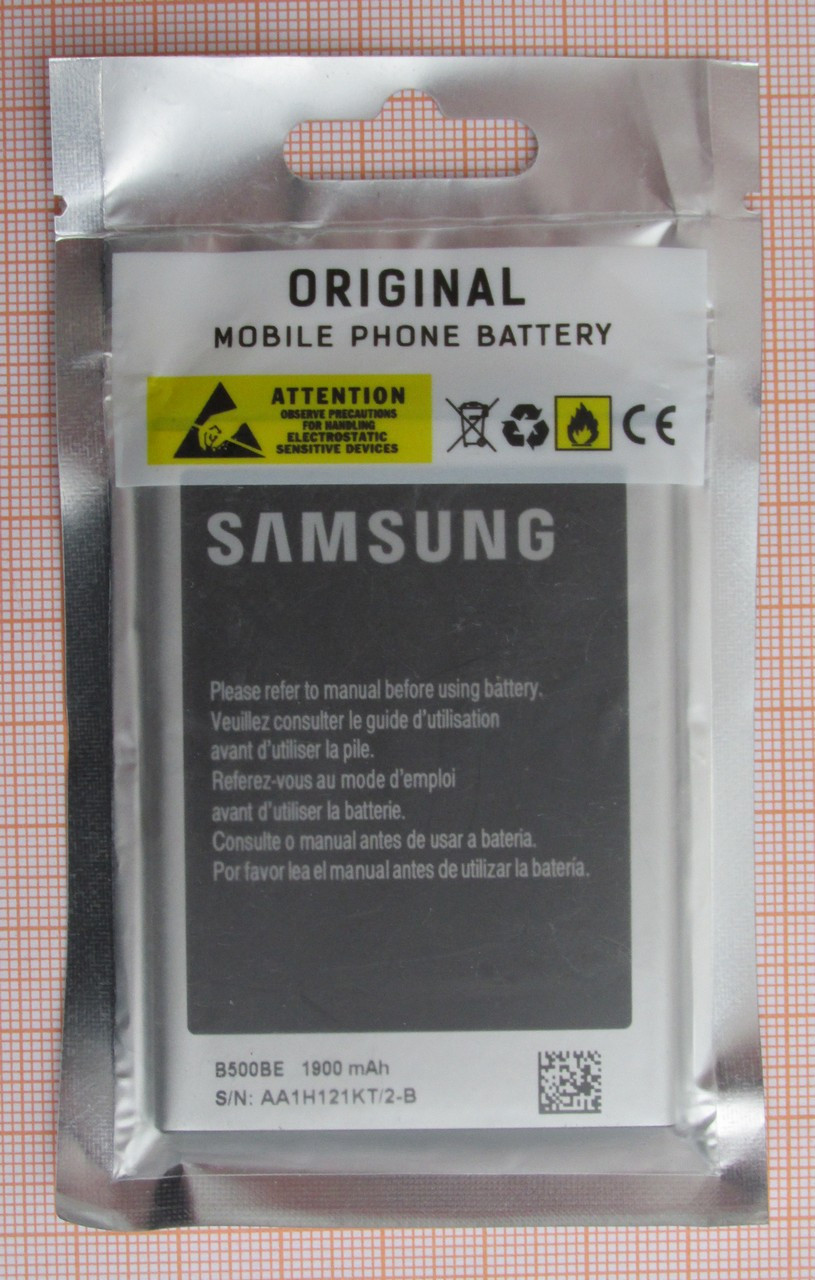 Аккумулятор B500BE для Samsung Galaxy S4mini (i9190/i9192/i9195) - фото 4 - id-p91288740