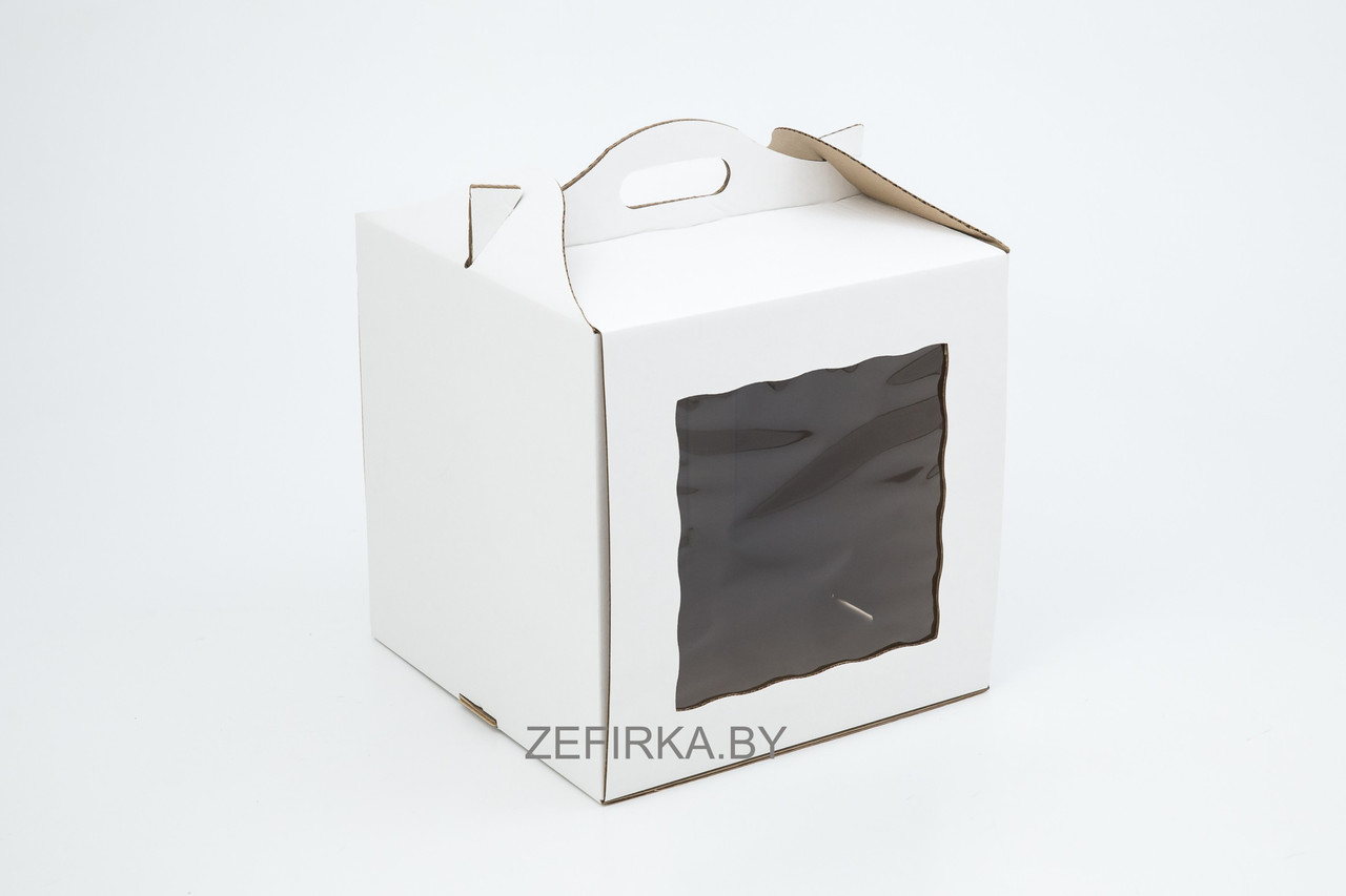 Коробка для торта 300х300х300 ("чемодан") - фото 1 - id-p91288698