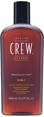 Бальзам Американ Крю Классик шампунь, кондиционер и гель для душа 450ml - American Crew Classic 3 in 1