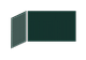 Разлинованная двухэлементная магнитно-меловая доска BoardSYS, 100х225 см.,, фото 4