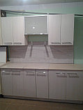 Угловая кухня из готовых модулей с фасадами из пластика и лдсп, фото 5