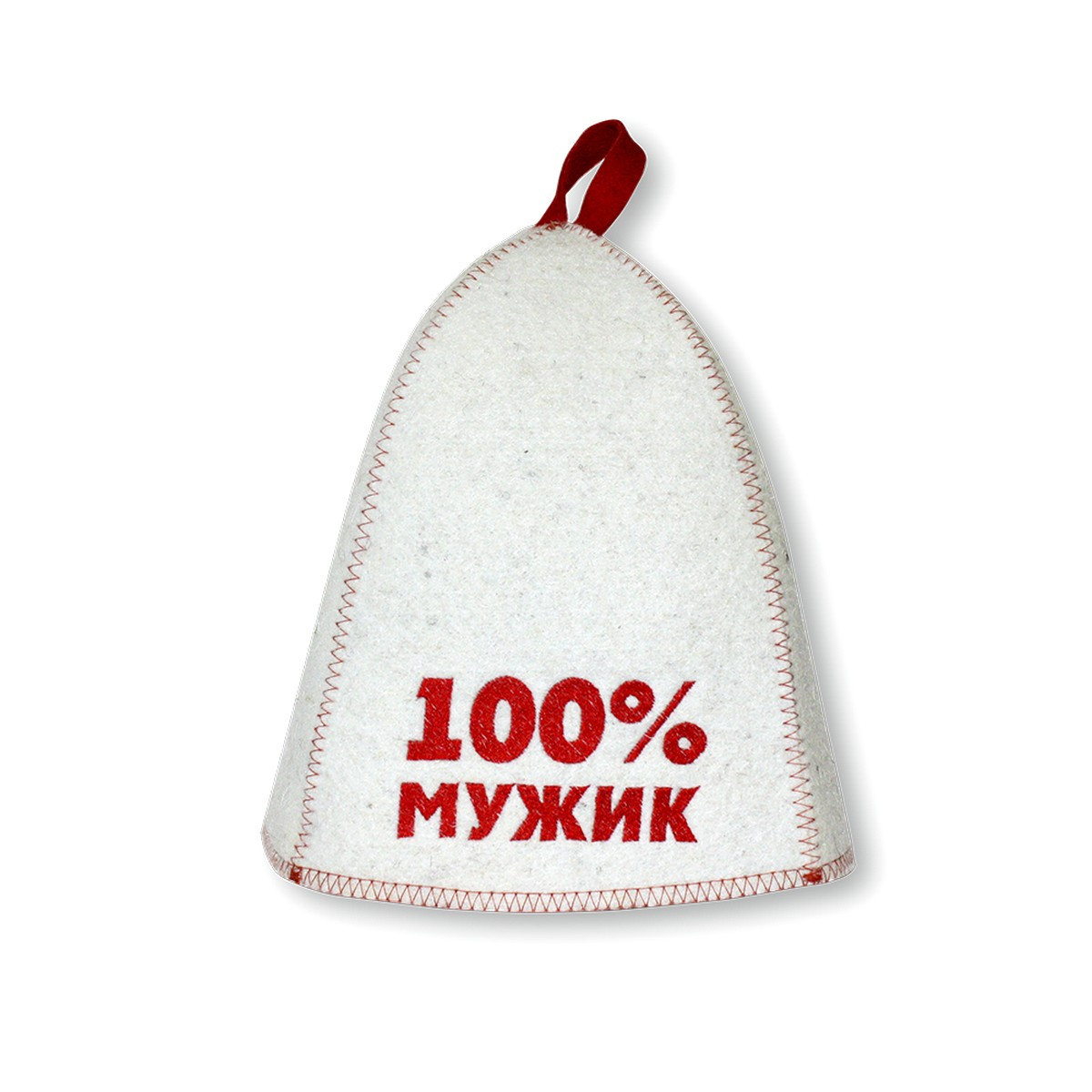 Шапка банная "100 % мужик"