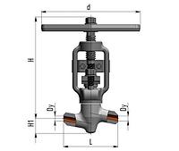 Клапан запорный серии 1с-11