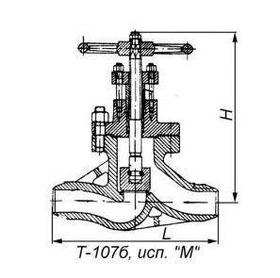 Клапан запорный Т-107б