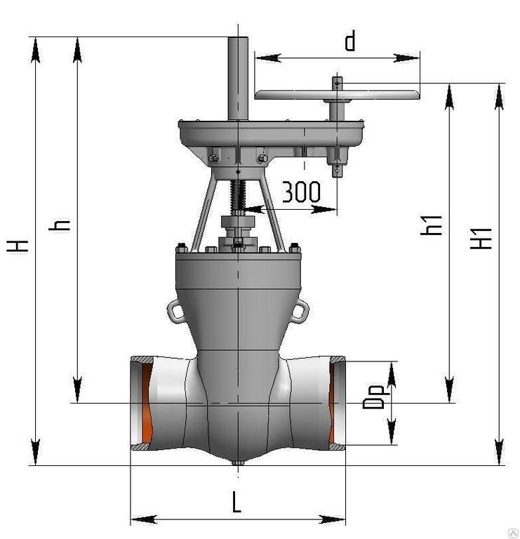 Задвижка 2с-32-2