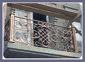 Ограждение для балкона с ажурным рисунком модель 138