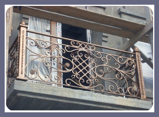 Ограждение для балкона с ажурным рисунком модель 138 - фото 1 - id-p48078202