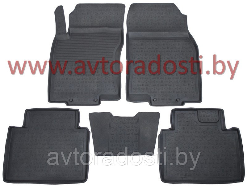 Коврики резиновые Renault Koleos II (2016-) / Рено Колеос [88702] (SeiNtex)
