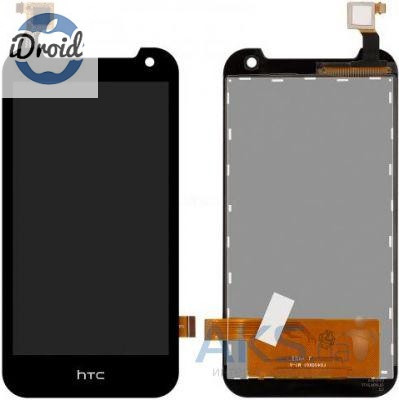 Дисплей (экран) для HTC Desire 310 (2 sim) с тачскрином, цвет: черный